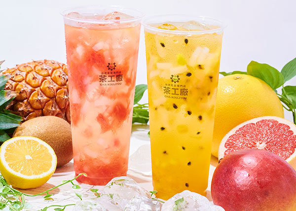 台湾で人気のフルーツティー（水果茶）を あなたのお店の新メニューに！